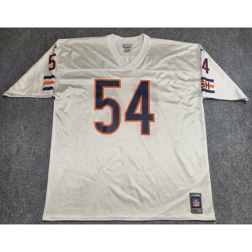 Vtg Chicago Bears Brian Urlacher #54 White Jersey Men's Size XX-Large